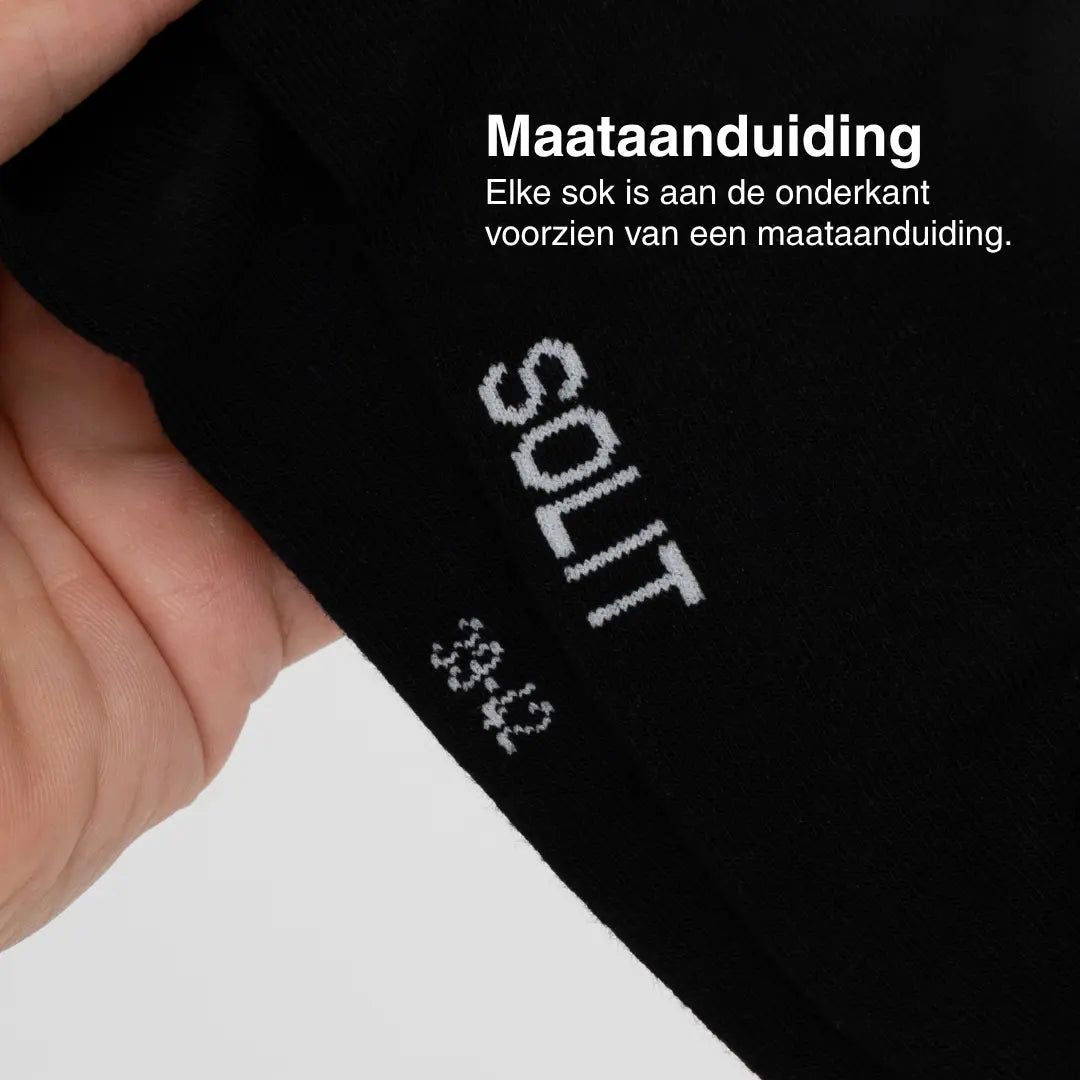 Sneakersocken – Schwarz