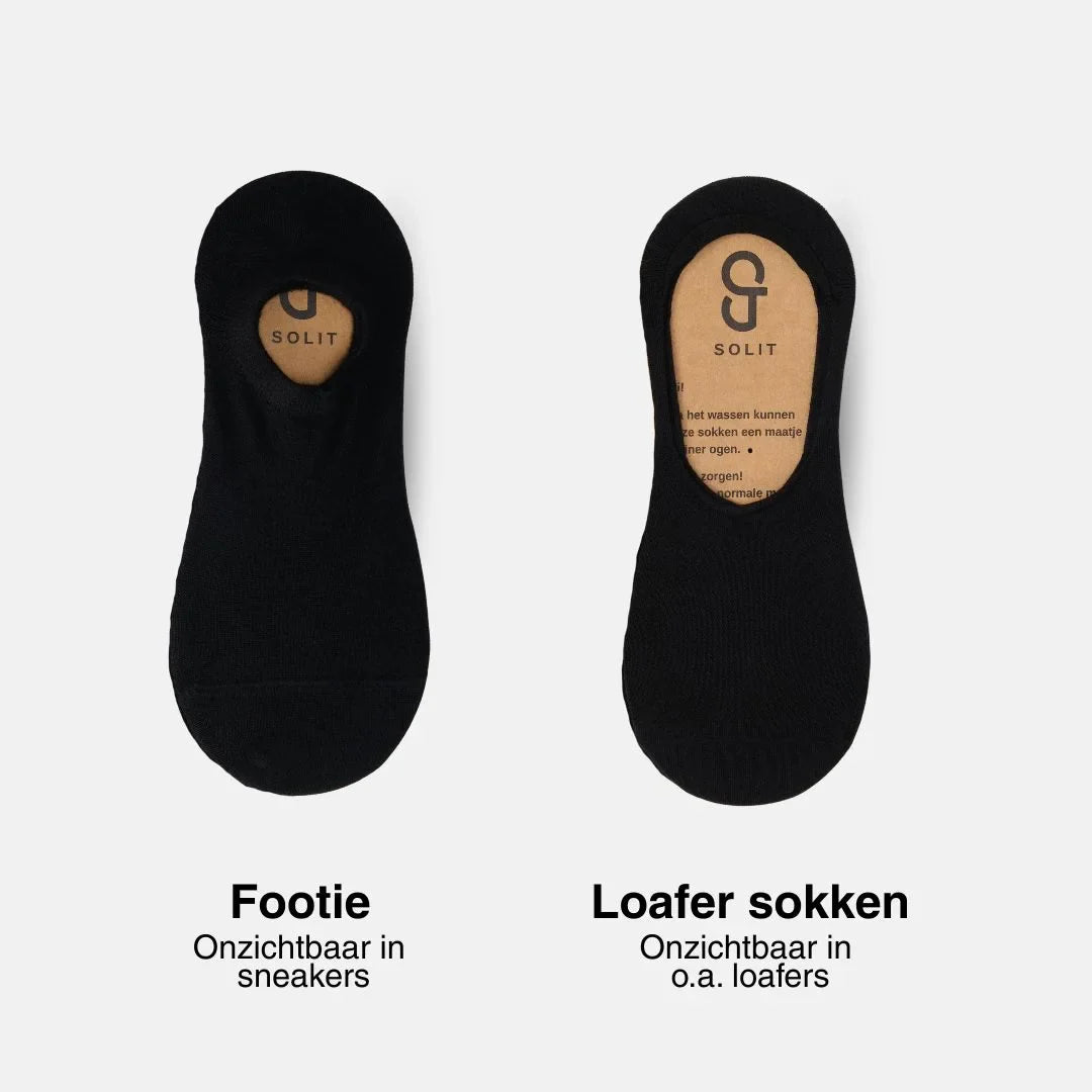 Sneakersocken – Schwarz